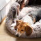 Large Round Dog Bed - Fuzzy Paw - FUNNYFUZZY