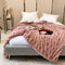 Super Soft Faux Fur & Velvet Luxury Pet Throw Blanket Human Blanket - FUNNYFUZZY