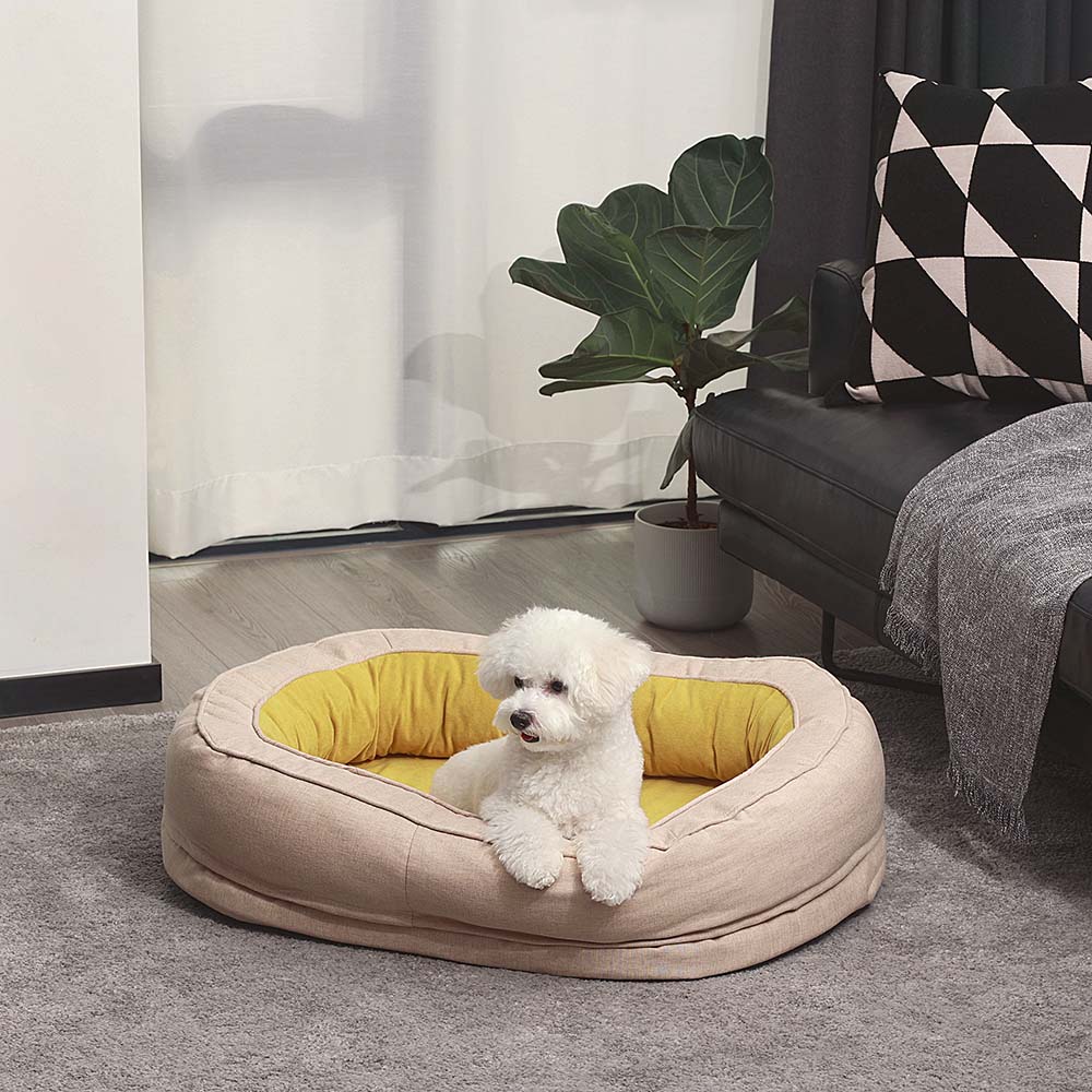 Donut Orthopedic Dog Bed - FUNNYFUZZY