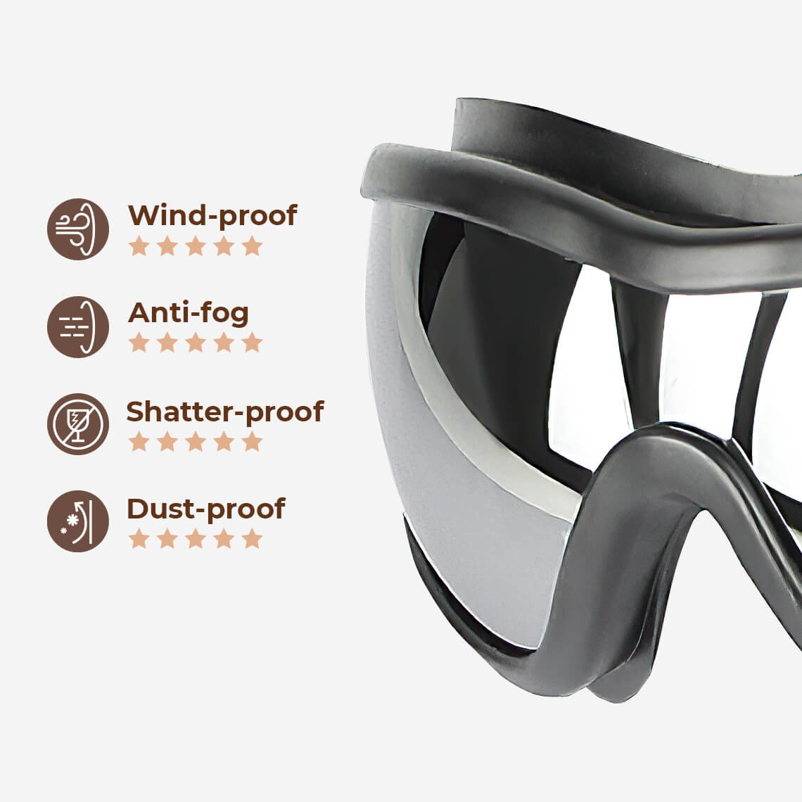 Goggles For Big Cool Dog Accessories - FUNNYFUZZY
